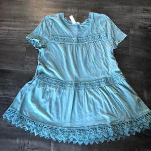 Cotton Crochet Lace Tunic